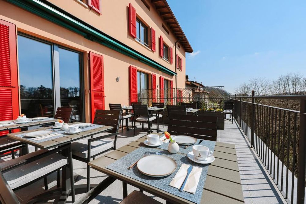 Terrasse des B&B Alle Cantine